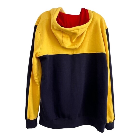 New Krisp NYC Hoodie Size M Jacket USA All Stars Club Men's  Yellow/Blue/Red - Picture 4 of 9